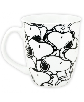 The Peanuts 0128435 – Tasse Snoopy – 'Allover', 280 ml, Keramik